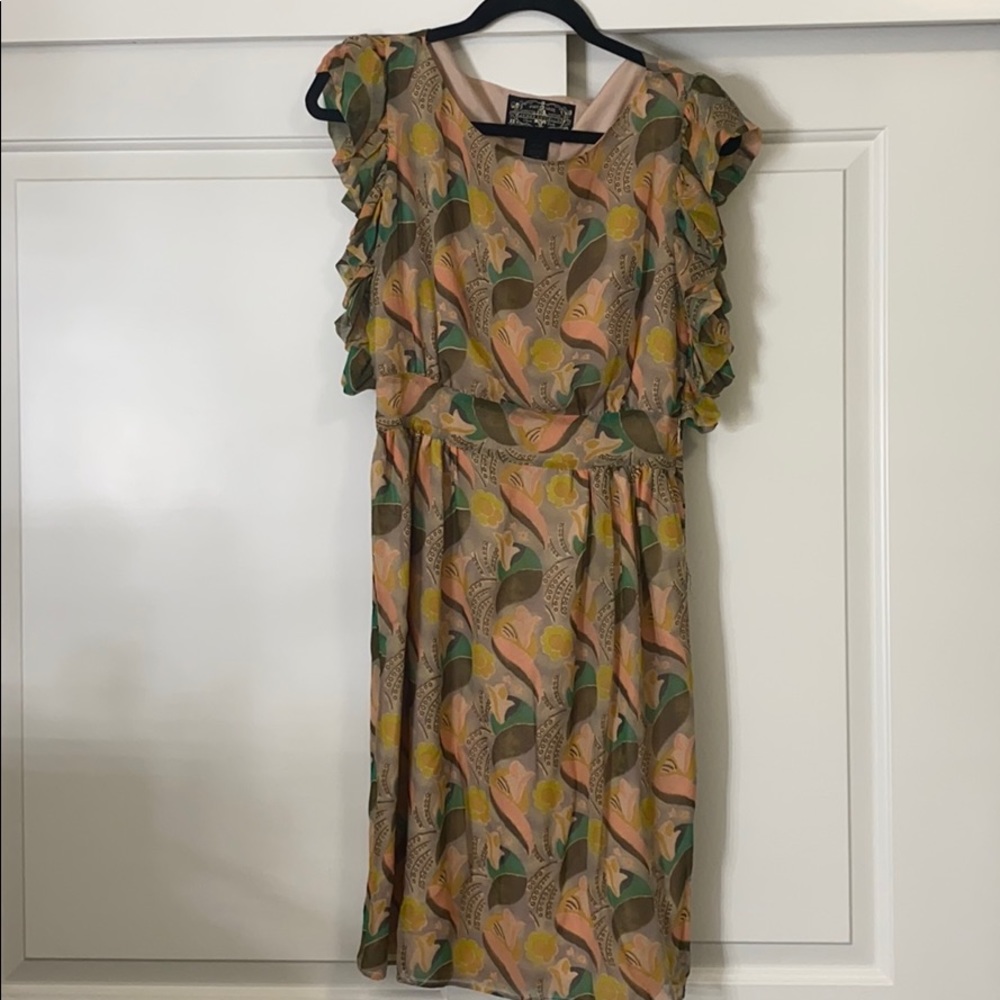 James Coviello Anthropologie Grasby Gardens Dress